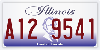 IL license plate A129541