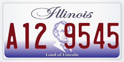 IL license plate A129545