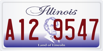 IL license plate A129547