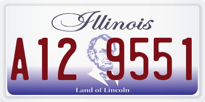 IL license plate A129551
