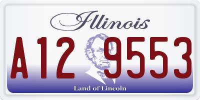 IL license plate A129553