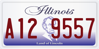 IL license plate A129557