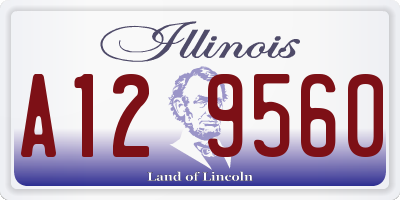 IL license plate A129560