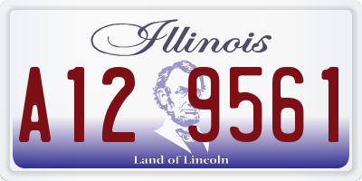 IL license plate A129561