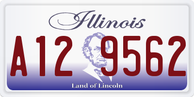 IL license plate A129562