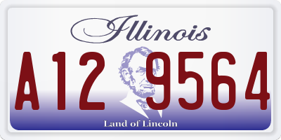 IL license plate A129564