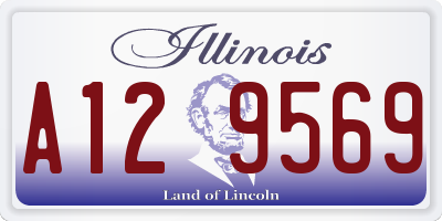 IL license plate A129569