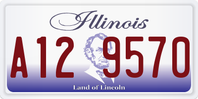 IL license plate A129570