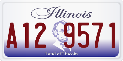 IL license plate A129571