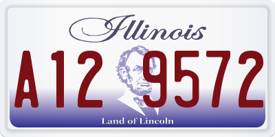 IL license plate A129572