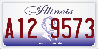 IL license plate A129573