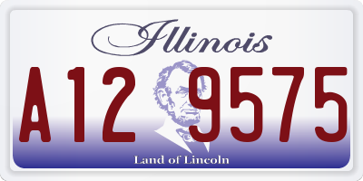 IL license plate A129575