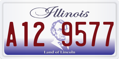 IL license plate A129577
