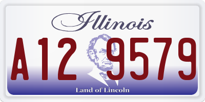 IL license plate A129579