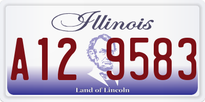IL license plate A129583