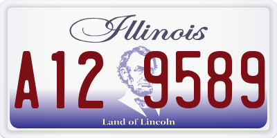 IL license plate A129589