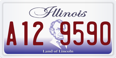 IL license plate A129590