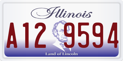 IL license plate A129594