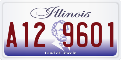 IL license plate A129601