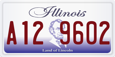 IL license plate A129602