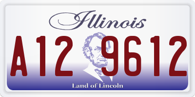 IL license plate A129612