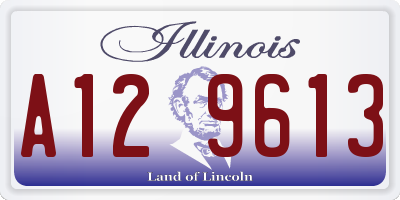 IL license plate A129613