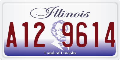 IL license plate A129614