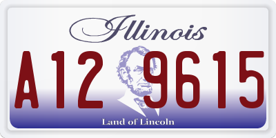 IL license plate A129615