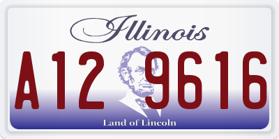 IL license plate A129616