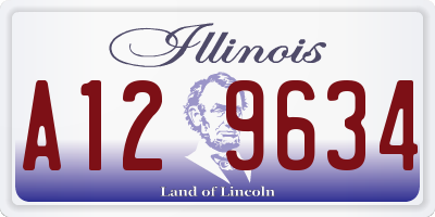IL license plate A129634