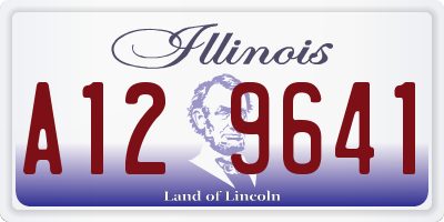 IL license plate A129641