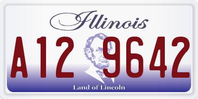 IL license plate A129642