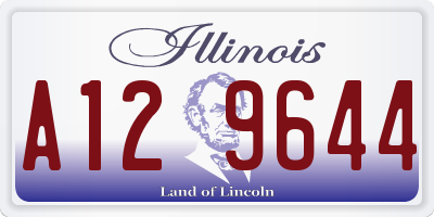 IL license plate A129644
