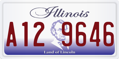 IL license plate A129646
