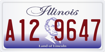 IL license plate A129647