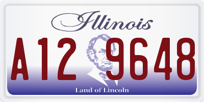 IL license plate A129648