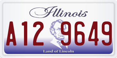 IL license plate A129649
