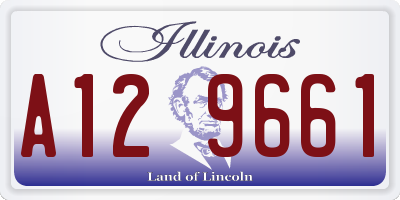 IL license plate A129661