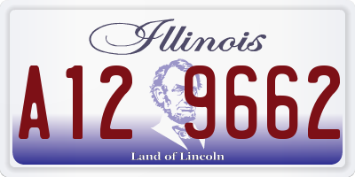 IL license plate A129662