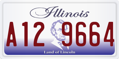IL license plate A129664