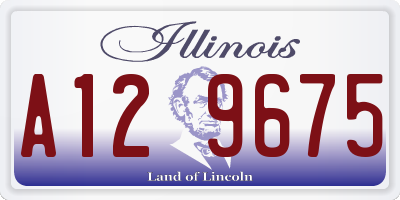 IL license plate A129675
