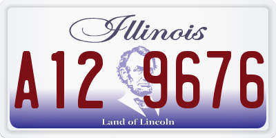 IL license plate A129676