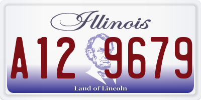 IL license plate A129679