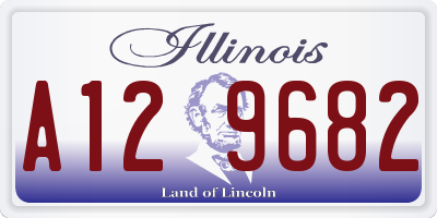 IL license plate A129682