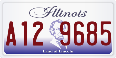 IL license plate A129685