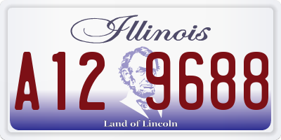 IL license plate A129688