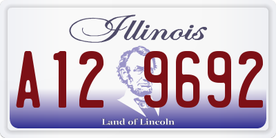 IL license plate A129692