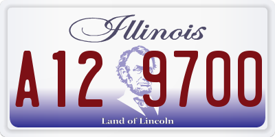 IL license plate A129700