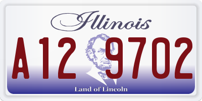 IL license plate A129702