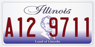 IL license plate A129711